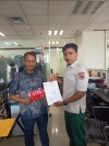 BPBD Sulbar Terima Plat, STNK Motor Trail dan Naskah Hibah dari BNPB RI