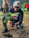 Ikut Tanam Pohon Pisang di Makorem 142/Tatag, Kepala Bapperida Sulbar : Semoga Tumbuh dan Bermanfaat bagi Banyak Orang