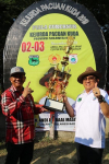 Penutupan Kejurda Pacuan Kuda Piala Gubernur Sulbar tahun 2019 di Arena Pacuan Kuda Sport Center Polewali Mandar