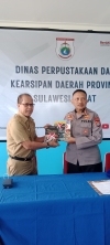 Penguatan Literasi di Daerah Terpencil, DPKD Sulbar Gandeng Ditpolairud Polda Sulbar Wujudkan Perpustakaan Terapung
