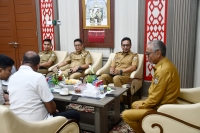 Berikan Perlindungan Sosial Kepada Pekerja, Pemprov Sulbar - BPJS Ketenagakerjaan Bahas Kerja Sama