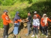 Biro Hukum Setda Sulbar Bagikan Bendera Merah Putih dan Tanam Pohon Sukun di Desa Tadui Mamuju