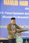 Gubernur Suhardi Duka Hadiri Maulid Nabi di Ponpes Darul Mahfudz, Tekankan Pentingnya Iman dan Integritas
