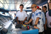 Memantau Pelayaran Perdana Kapal Tol Laut Angkutan Barang di Pelabuhan Tanjung Silopo, Polewali Mandar