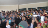 Menerima Aksi Unjuk Rasa Mahasiswa Dan Perwakilan GTT di Pelataran Kantor Gubernur Sulbar
