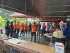 Regu 4 Posko Siaga Darurat BPBD Sulbar Gelar Briefing Bahas Kondisi Cuaca dan Kejadian Pohon Tumbang di Kawasan Kantor Gubernur