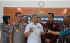 Pelaksanaan video conference Dalam Rangka Penandatanganan Nota Kesepahaman Bersama antara Polri dengan Kemensos Tentang Bantuan Pengamanan